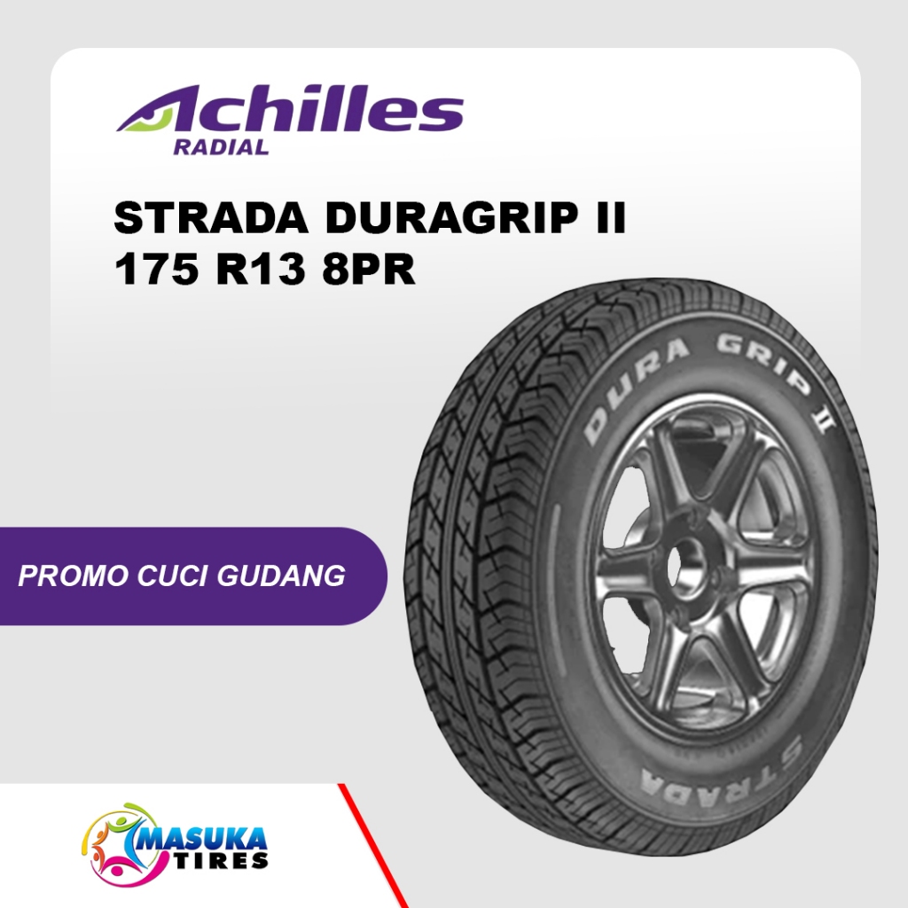 PROMO CUCI GUDANG Ban 175 R13 8PR Achilles Strada Dura Grip Ban mobil Grannmax Carry Pick up Kijang