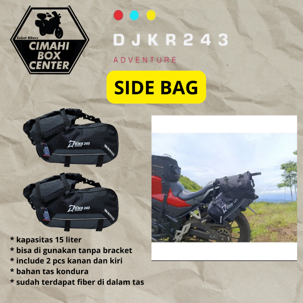 SIdeBag Motor SideBag V2 15 Liter