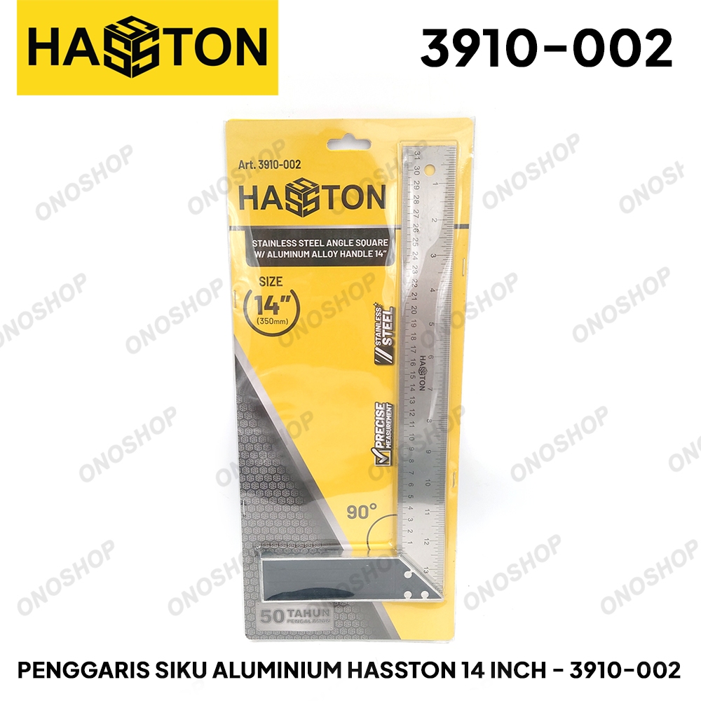

Penggaris Siku Aluminium Hasston 14 Inch - 3910-002