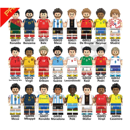 GO103 Action Figure Football Lego Pemain Bola / Action Figur Pemain Bola