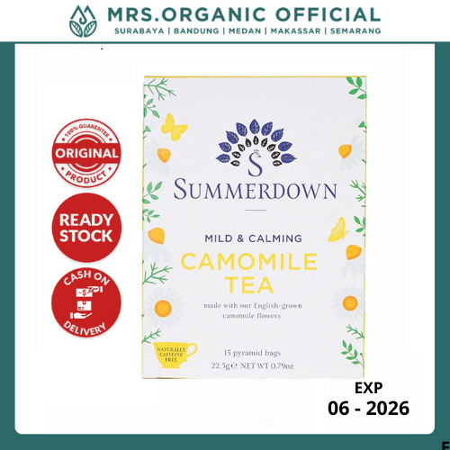 

Teh Celup Summerdown English Camomile Tea 15S 22,5 Gr mengandung camomile