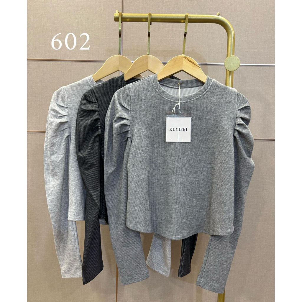 Kuyifei 602//atasan crop Kuyifei//pakaianwanitasby