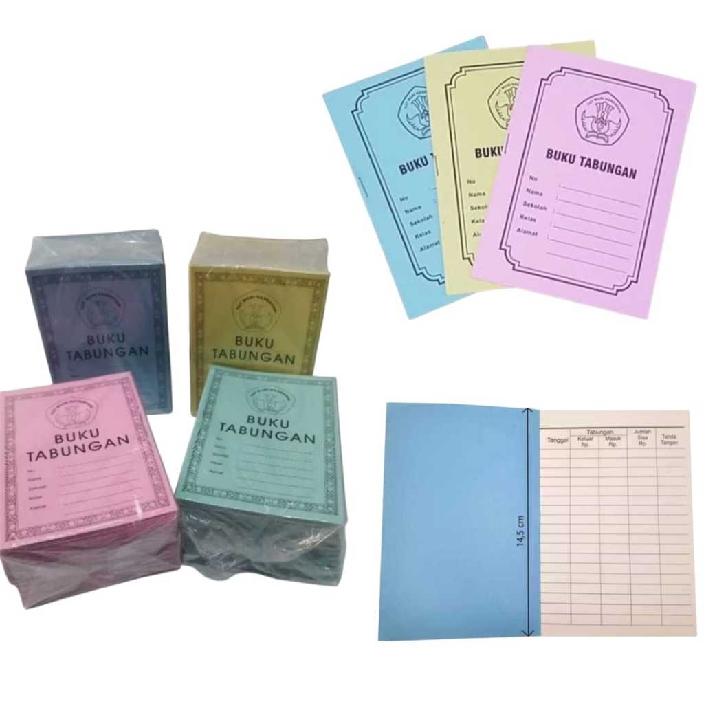 

Buku Tabungan Isi 1 Pcs / Buku Tabungan Anak Sekolah Aneka Warna. Murah Meriah