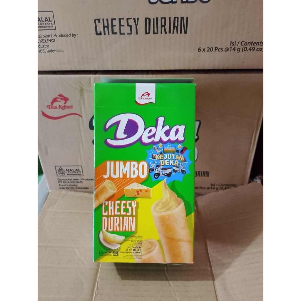 

DK / Deka Cheesy Durian 1box isi 20