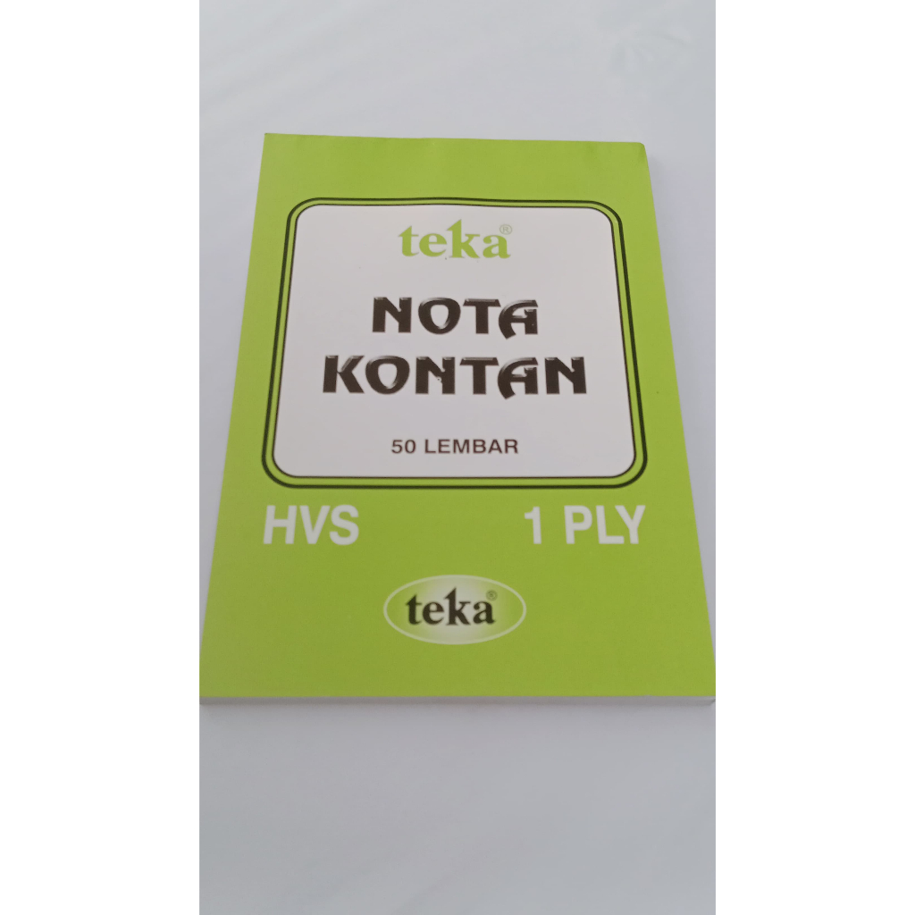 

Teka Nota Kontan HVS I Ply