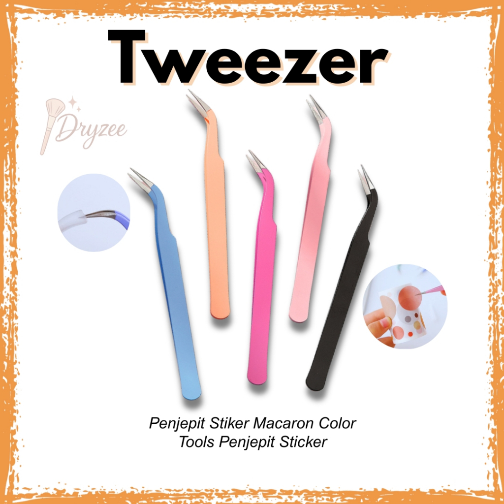 

Tweezer Penjepit Stiker MACARON Color Jepitan Jepit Sticker Scrapbook Tools Penjepit Sticker - AT05