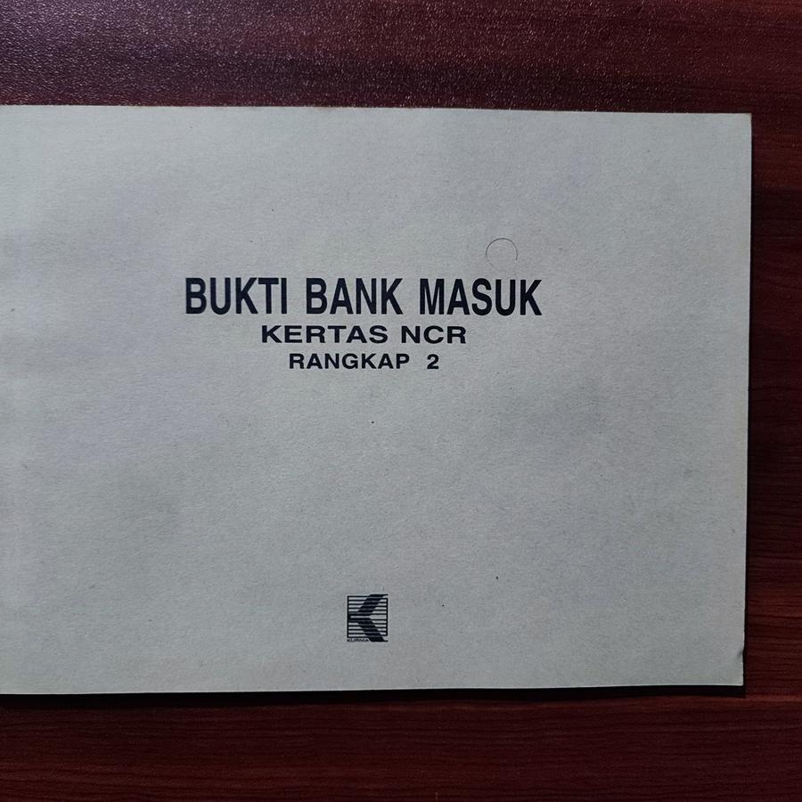 

BUKTI BANK MASUK KURNIA, NCR, 2PLY X 25, RANGKAP 2