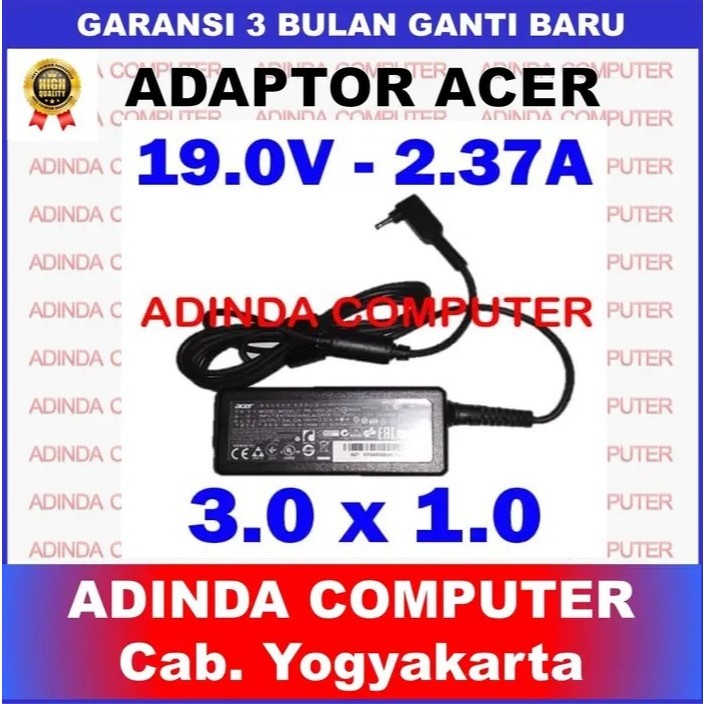 Adaptor Charger Laptop Acer 19V 2.37A