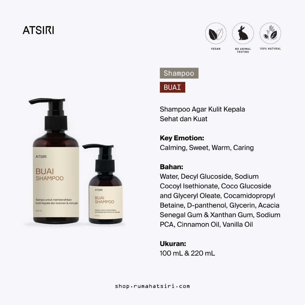 Rumah Atsiri Buai Shampoo