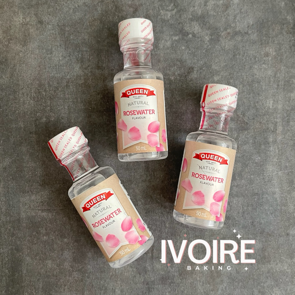 

Queen Natural Rose Water 50ml for baking