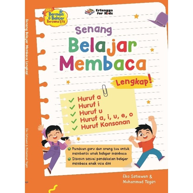 BEST SELLER SENANG BELAJAR MEMBACA - ERLANGGA FOR KIDS
