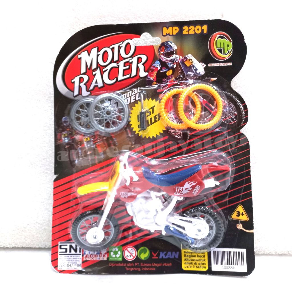 Mainan Motor Trail Anak Mainan Kendaraan Moto Racer no MP 2201