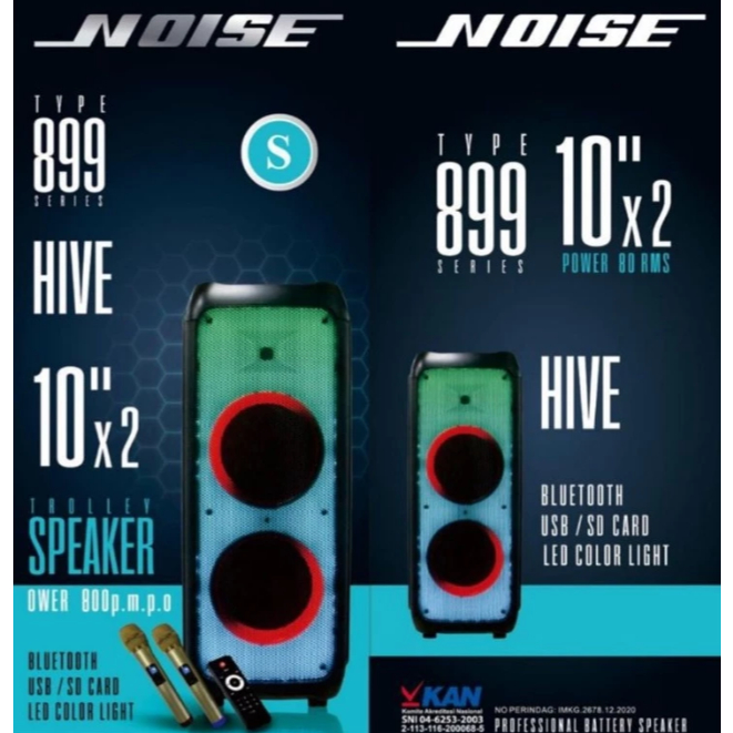 NOISE SPEAKER MEETING TROLEY 2X10 INCH 899 S