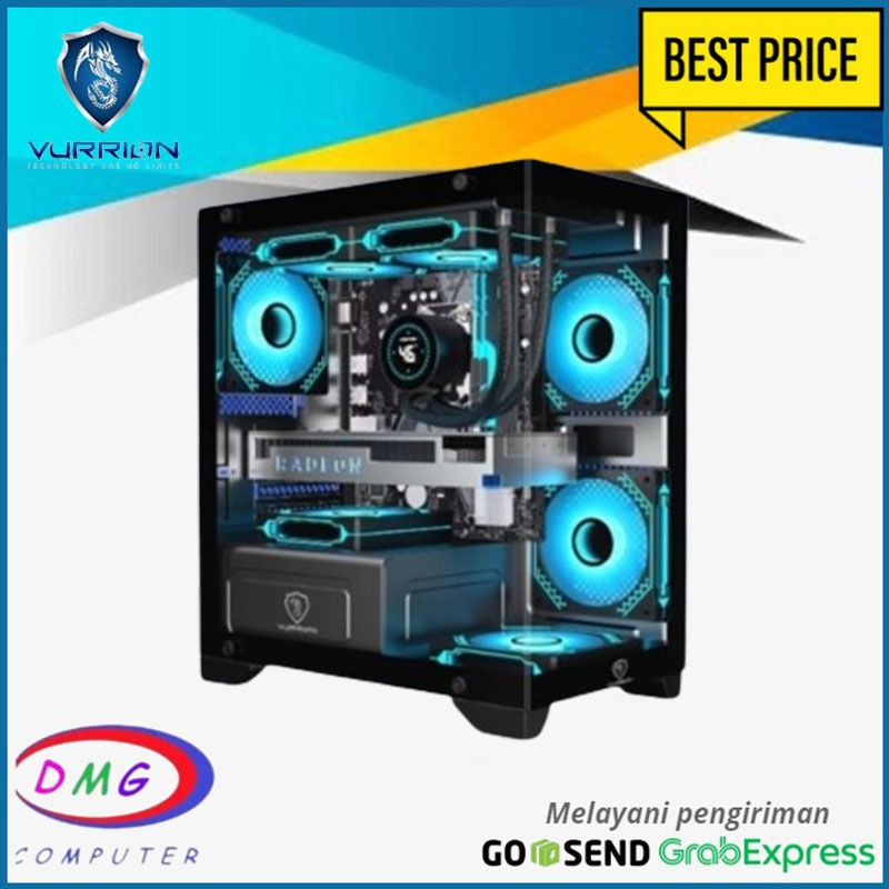 PC Rakitan Gaming Ryzen 7 5700G (RTX 5060 8GB + Ram 16GB) Cocok Editing Video & Games Streaming