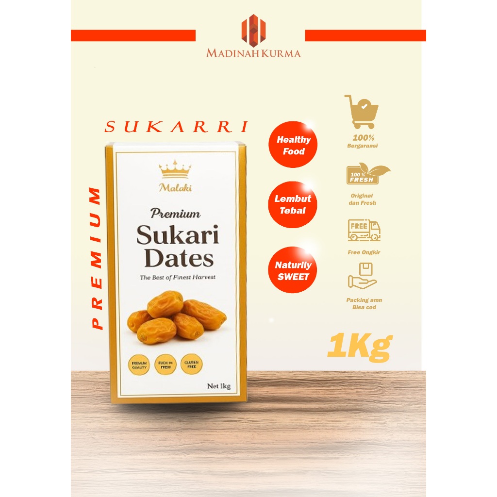 

Kurma Sukari Malaki 1kg/Kurma Sukari Asli