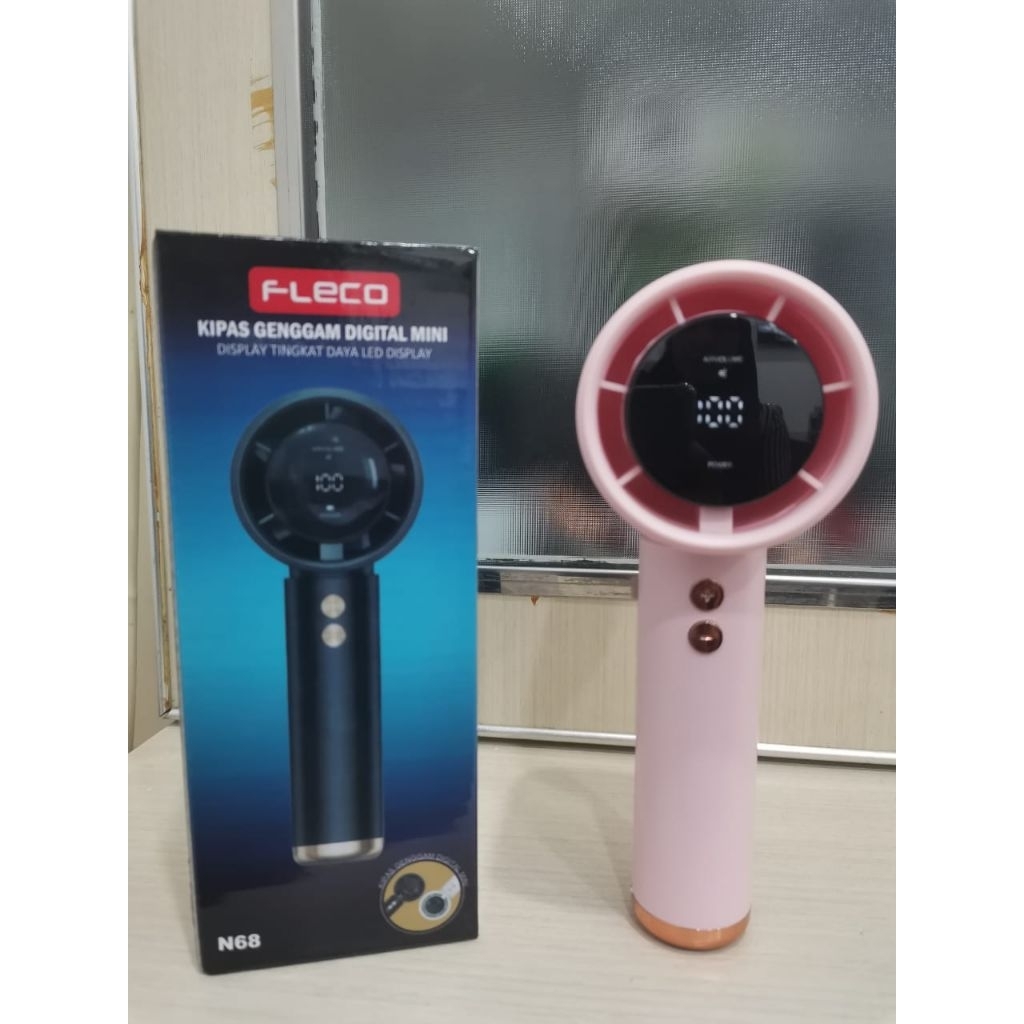 MINIFAN FLECO N68 / KIPAS GENGGAM DIGITAL MINI N68