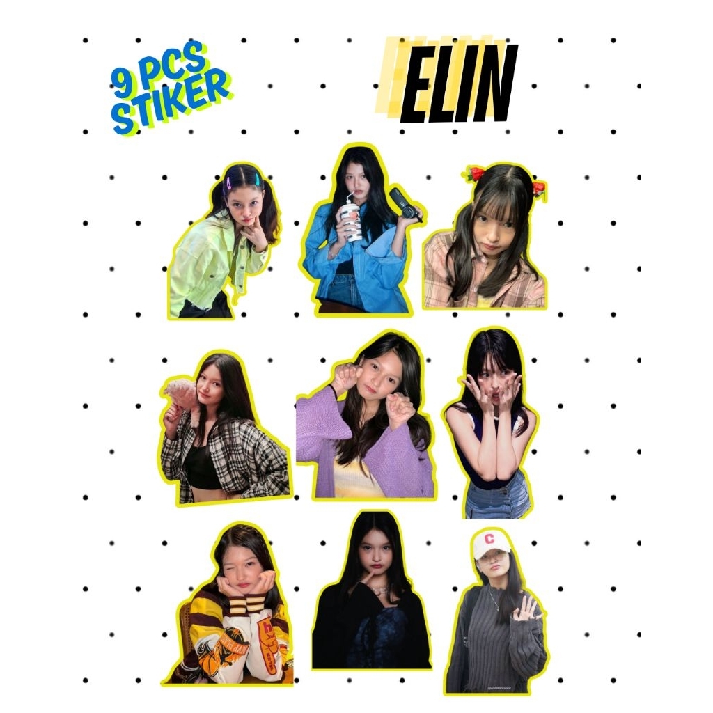 

[ISI 9]Stiker JKT48 ELIN Waterproof Vinyl Doff – Kualitas Premium