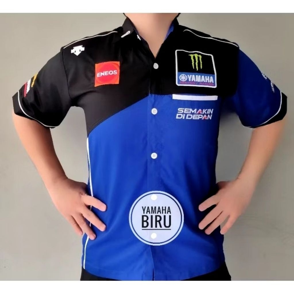 BAJU KEMEJA SERAGAM YAMAHA BAJU KANTOR BAJU AUTOMOTIF KEMEJA OTOMOTIF KEMEJA MOTOR MOBIL YAMAHA RIDE