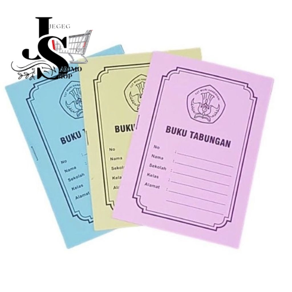 

BUKU TABUNGAN SEKOLAH/anak/siswa/pelajar/tabungan anak warna Random