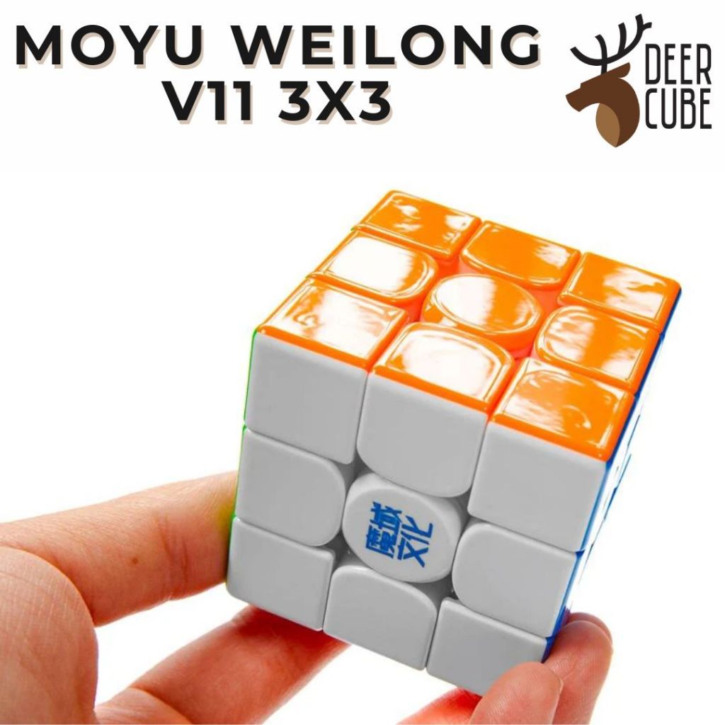 MoYu WeiLong V11 3x3 Maglev BC UV - Cubes Magnetic Stickerless Wei Long V 11 Ballcore Magnetik Cube