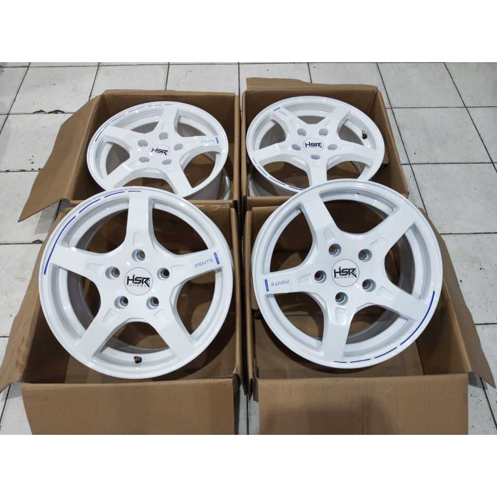 VELG SECOND HSR PENTE R15 RING 15 LEBAR 6,5 5X114 ET42 INNOVA ERTIGA XPANDER DLL