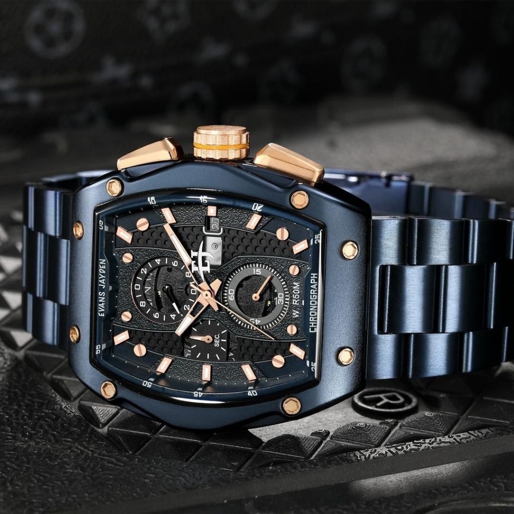 BUY 1 GET 1..JAM TANGAN PRIA WANITA ORIGINAL EVANS JAYDEN 9556 RT