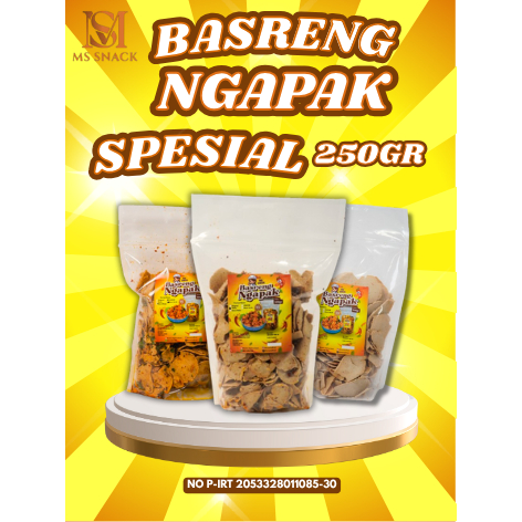 

MS SNACK - Basreng Ngapak Spesial 250GR All Varian