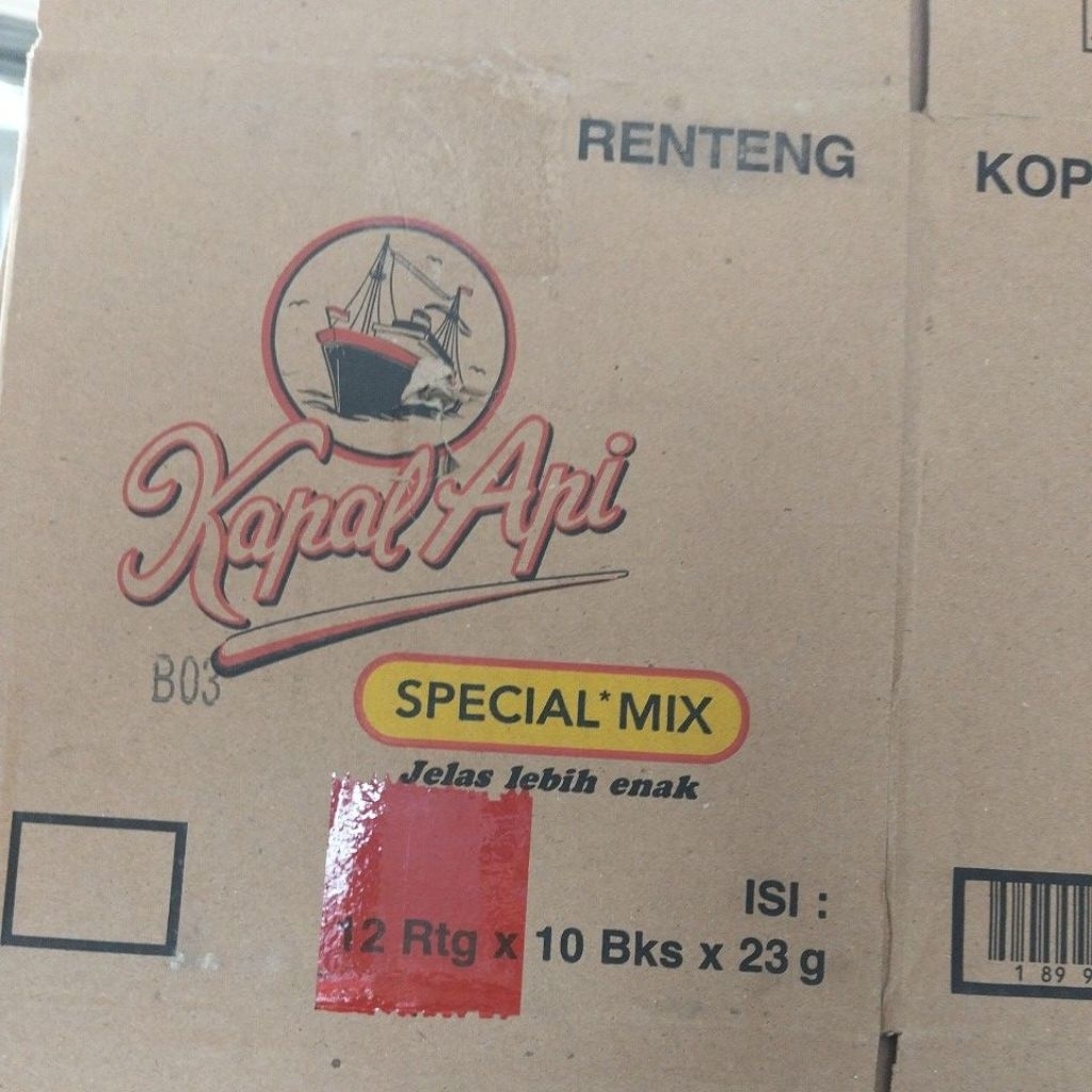 

Kardus kapal api pecah-27.5x22.5x22.5