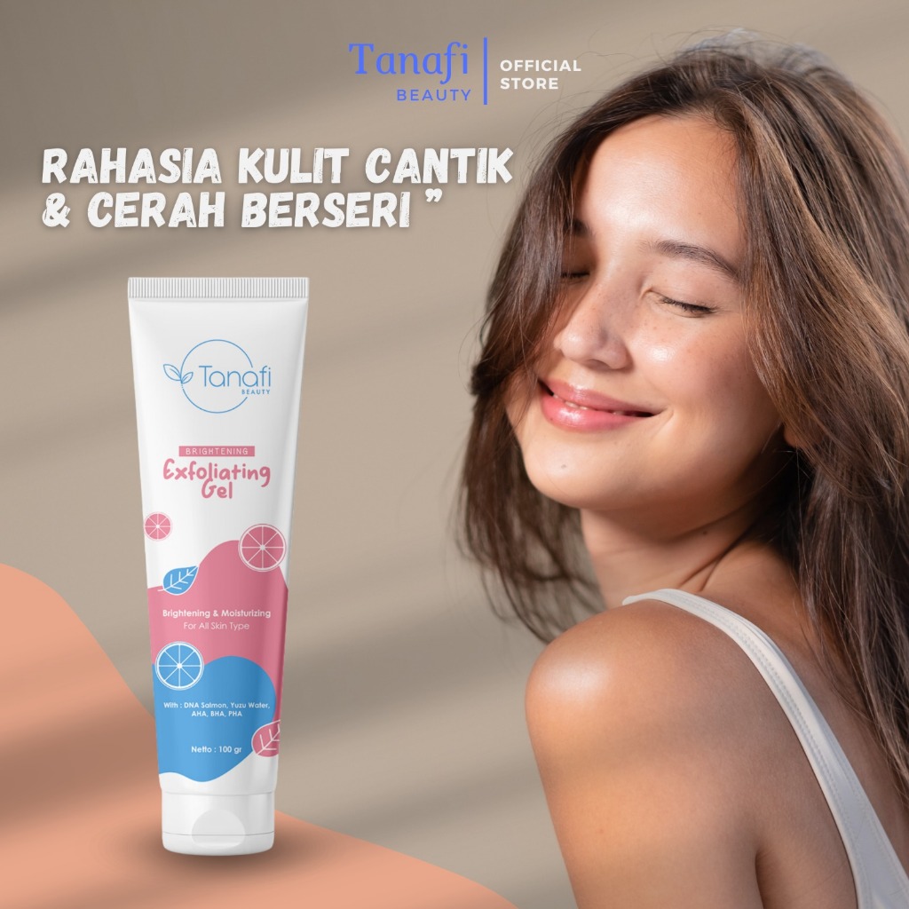AMPUH Tanafi Exfoliating Gel Mengangkat Sel Mati Mencerahkan Wajah Eksfoliasi +  Pemutih Wajah White