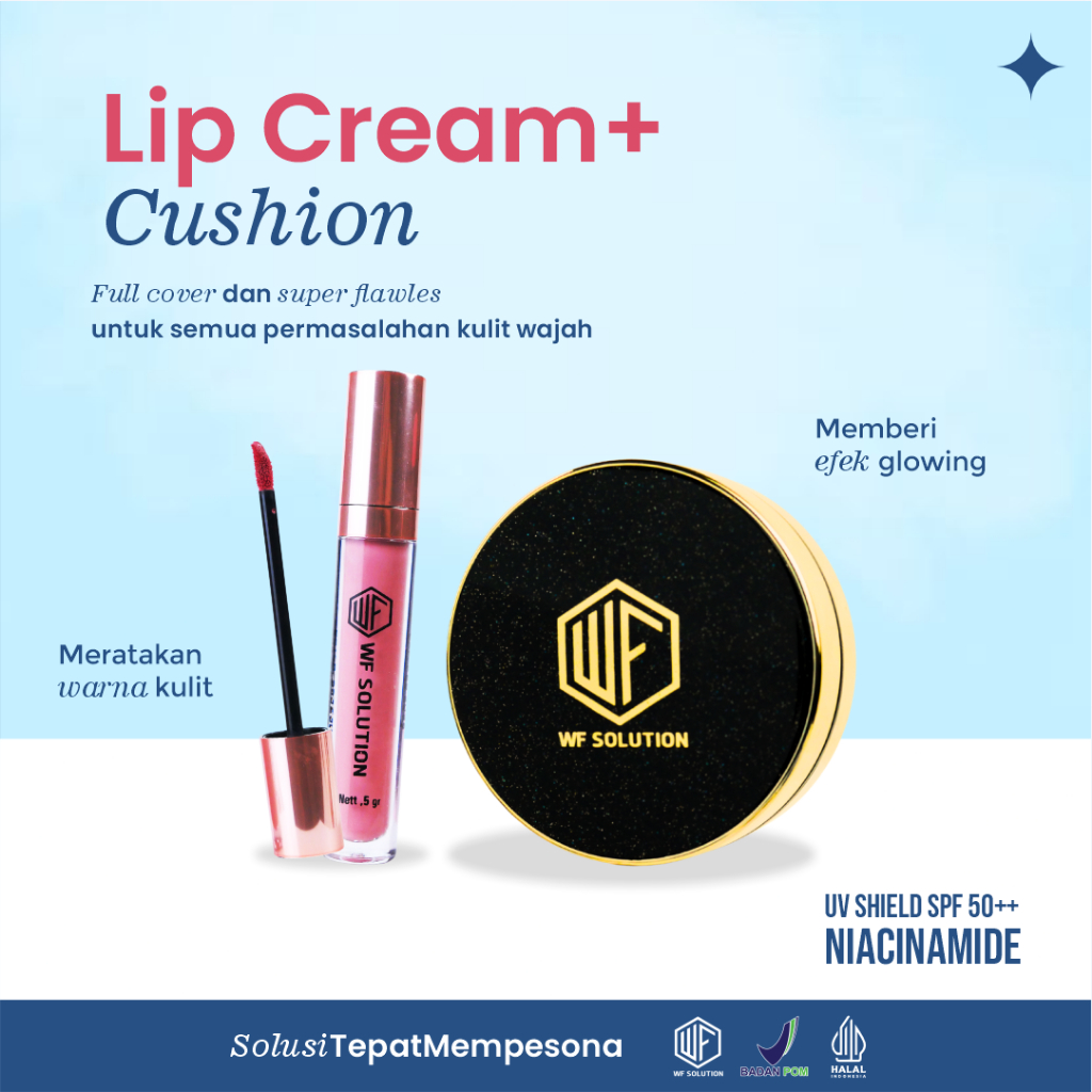 Let Me Glow Cushion + Lipmate by WF Solution