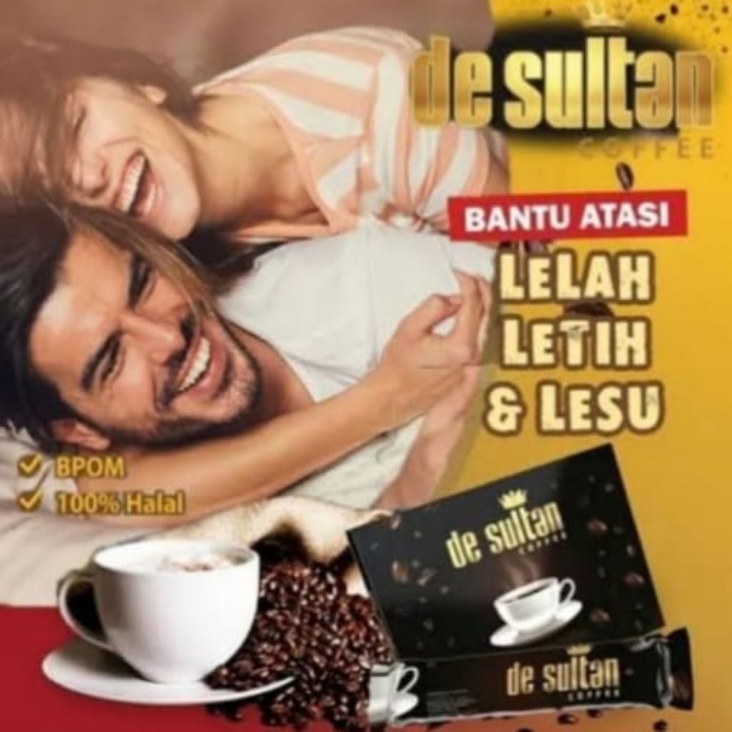 

DE SULTAN COFFEE 1 BOX ISI 10 CACHET ORIGINAL
