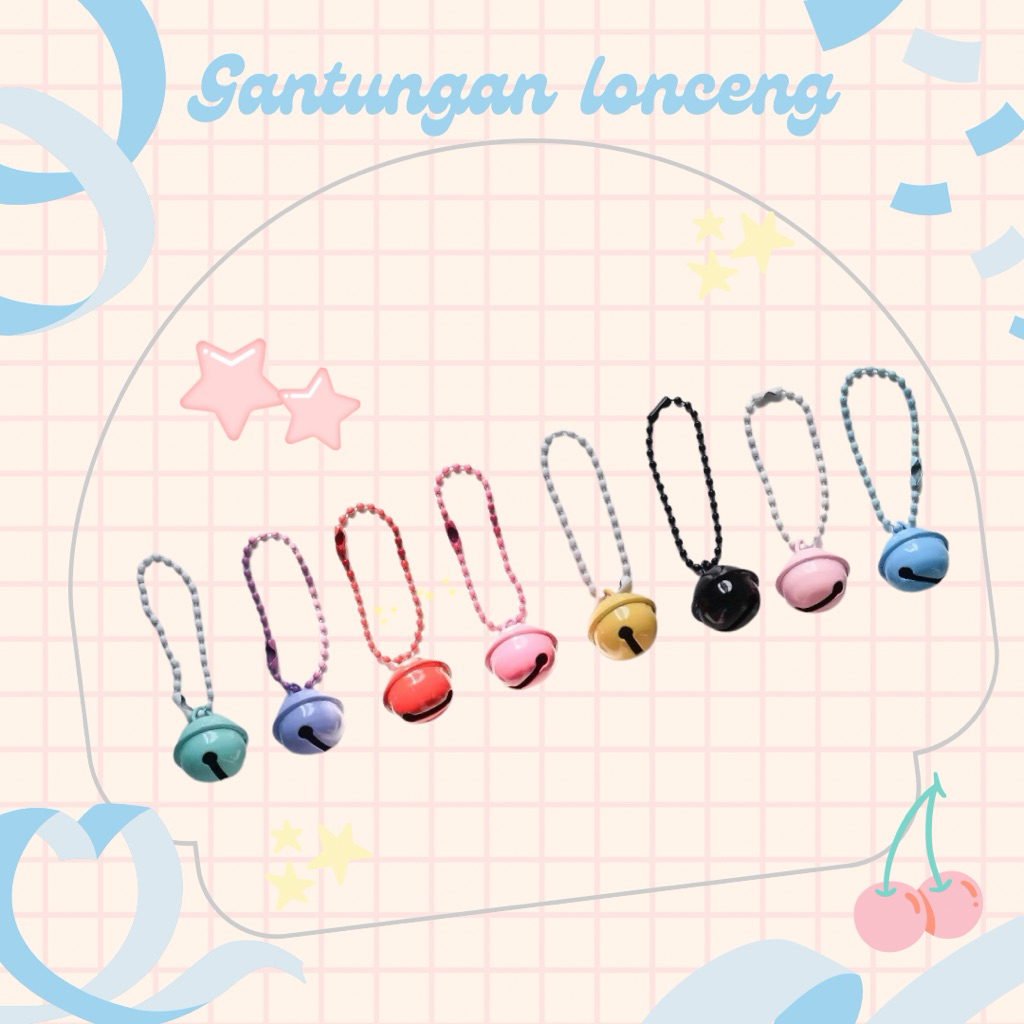 Gantungan Kunci Rantai Lonceng Besar Keyring Lucu Keychain Lonceng Gantungan Lucu Unik Murah Bell Ga