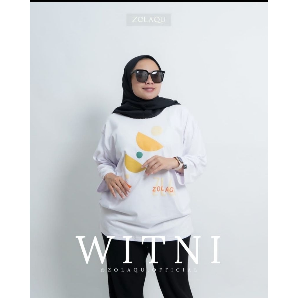Atasan zolaqu ORI warna putih