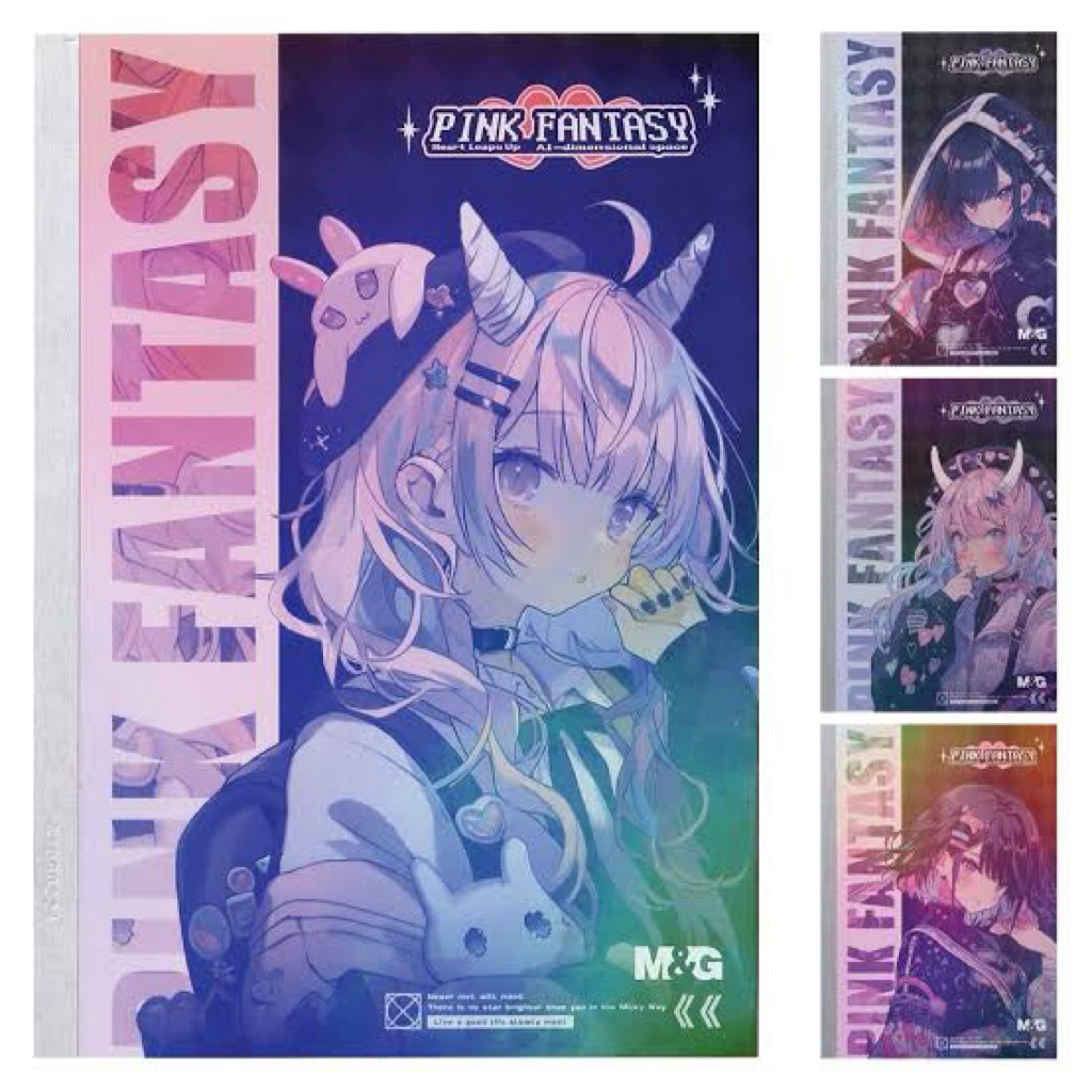 

Miniso x M&G Pink Fantasy book A5 B5 / buku tulis