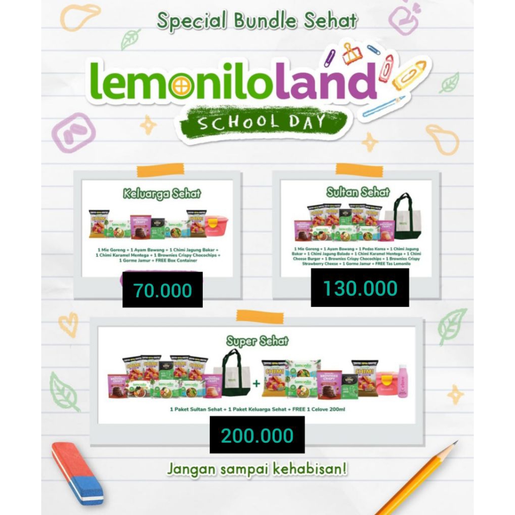 

Paket PRJ Lemonilo
