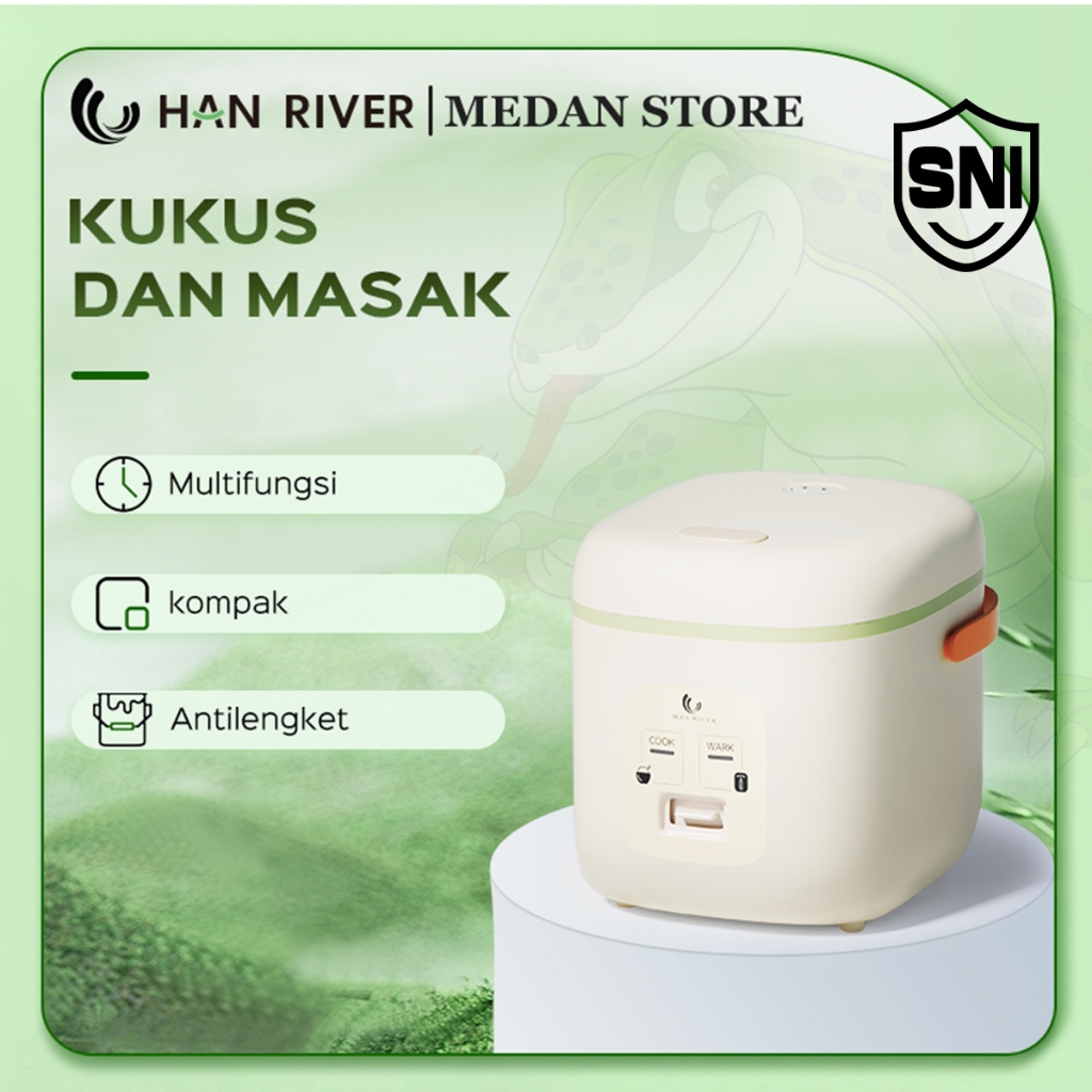 HAN RIVER Medan Rice Cooker 0.8L Magic Com Mini 400W