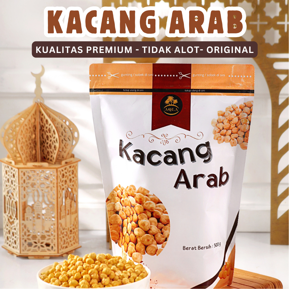 

Kacang Arab Premium Panggang Original 100% Roasted Chickpeas Chickpea Kualitas Terbaik