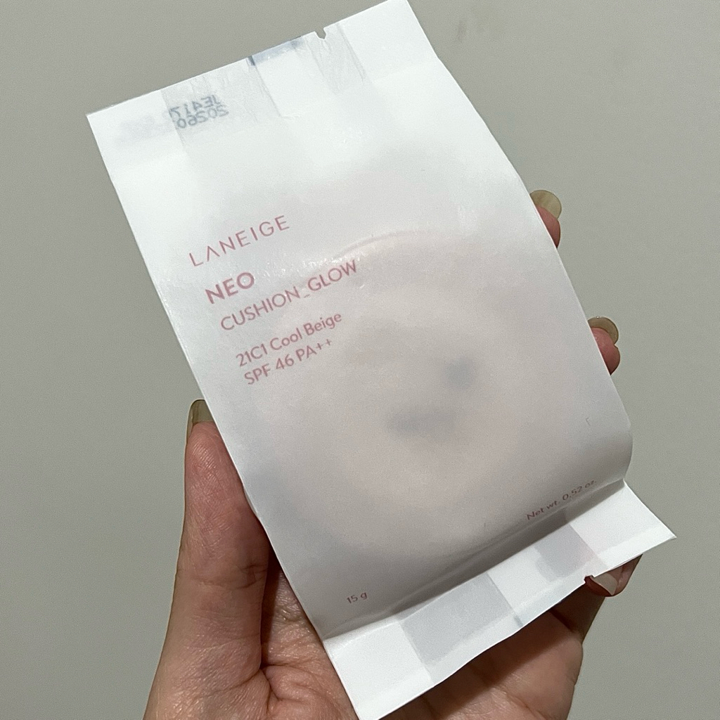 NEW LANEIGE NEO Cushion Glow Brightening 21C1 Cool Beige 15gr [REFILL]