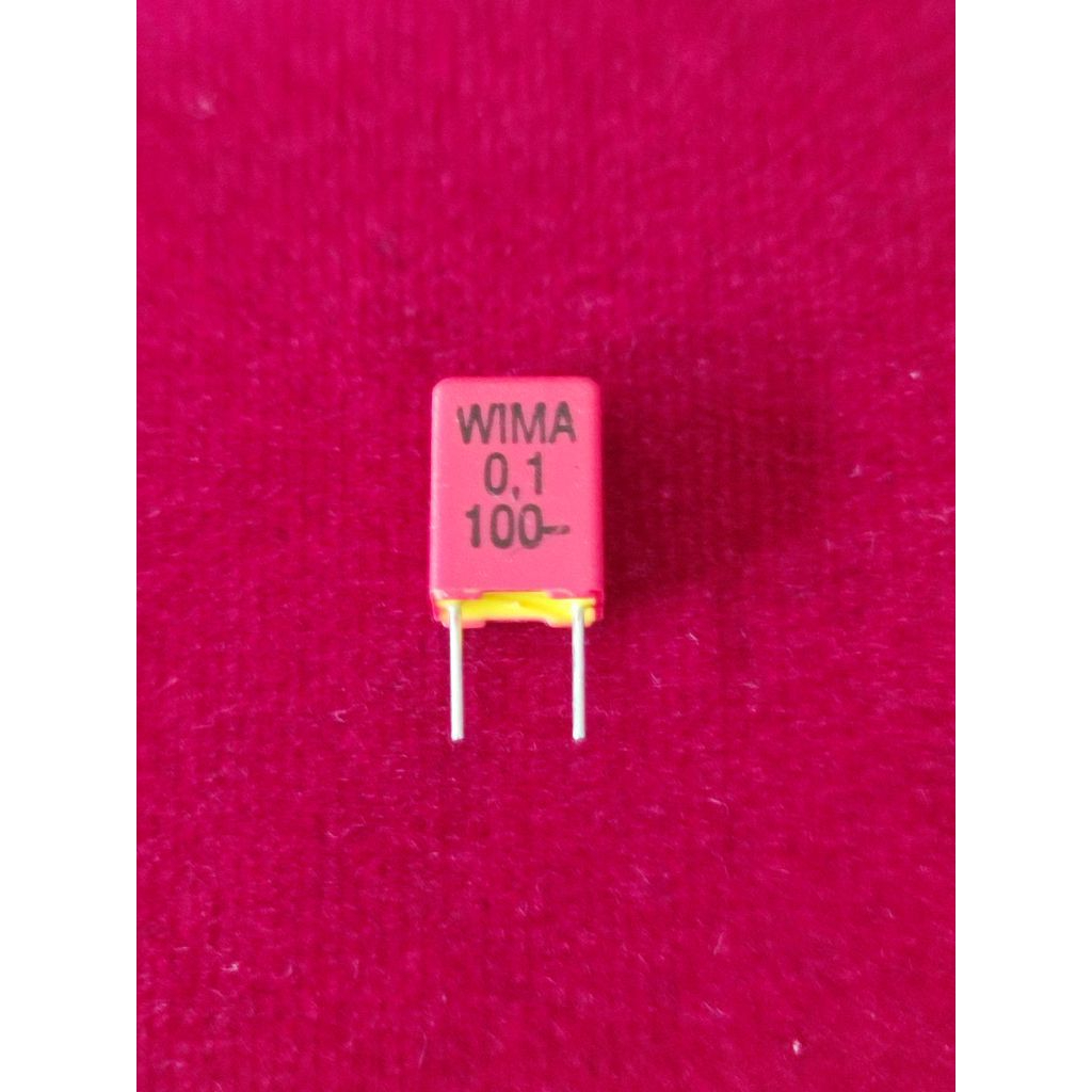 GENUINE WIMA MKP2 0.1uF 100nF 100V- 63V~ p=5mm