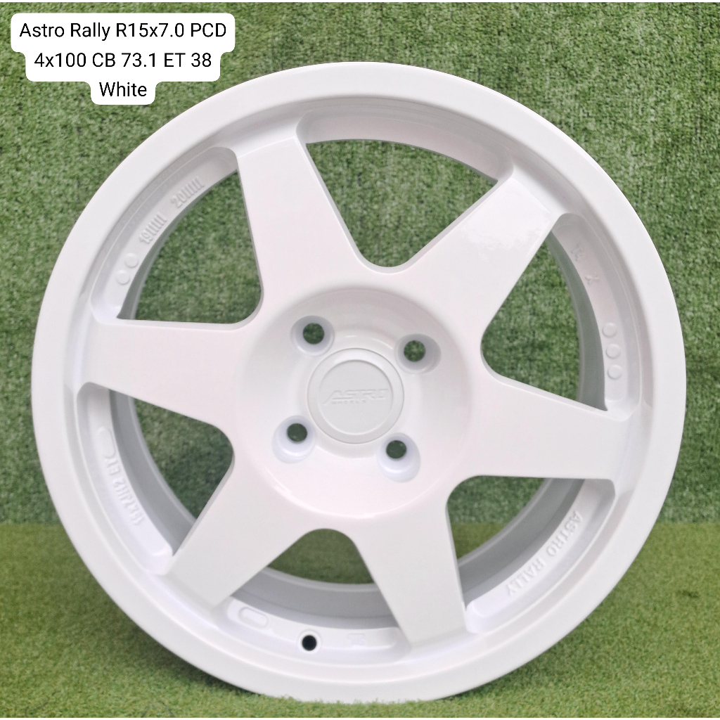 Velg Astro Rally r15 Ring 15x7 pcd 4x100 ET38 Jazz Yaris Agya