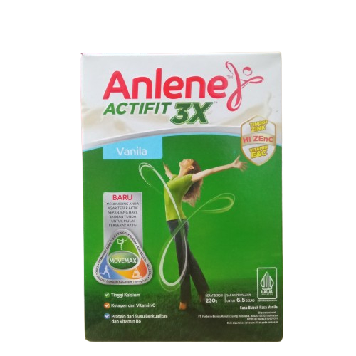 

ANLENE ACTIFIT 3X RASA VANILA 230g