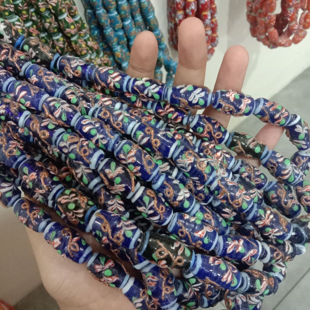 Manik Pasiremas Kendang Motif/Manik Jombang/Kerajinan Tangan/Aksesoris Murah/Manik Indonesia