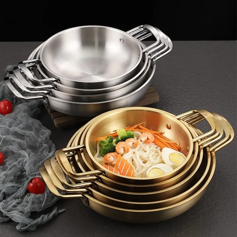 ESINDO Korean Panci Stockpot Makan Seafood Kuah Mie Food Grade Stainless Steel