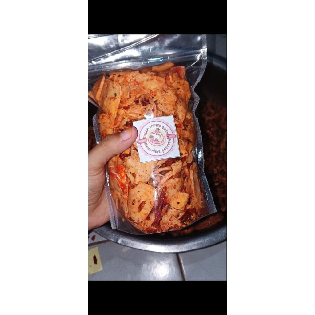 

keripik basreng pedas daun jeruk 250 gram