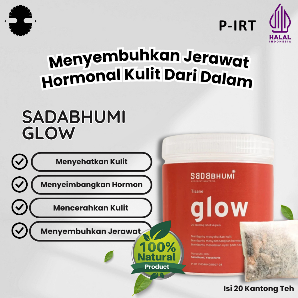 

Sadabhumi Glow – Herbal Cerahkan Kulit Dari Dalam Alami [20 Tea Bags]