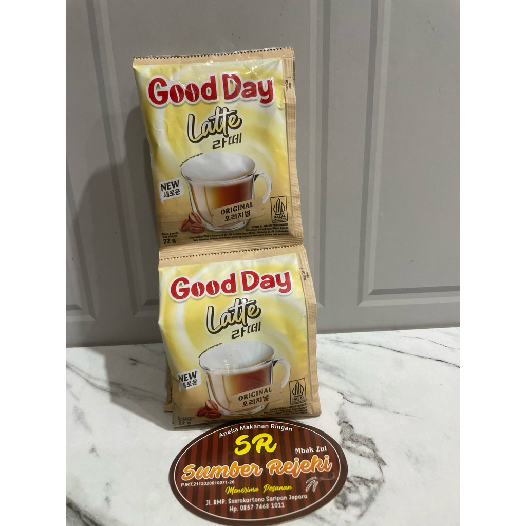 

GOOD DAY LATTE ISI 10 pcs