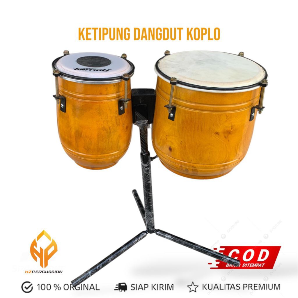 KETIPUNG/KENDANG DANGDUT KOPLO + STAND
