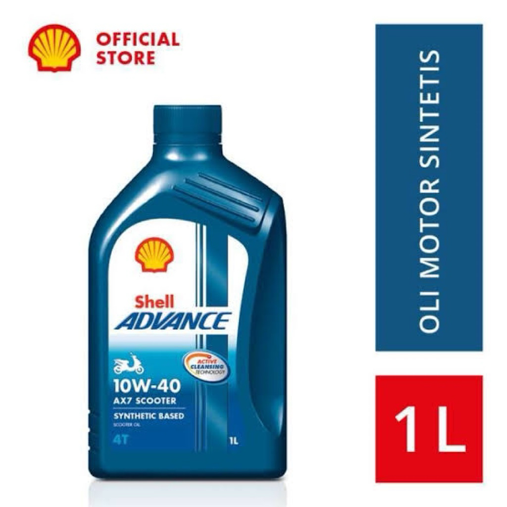 oli pelumas mesin shell advance scooter 10w-40