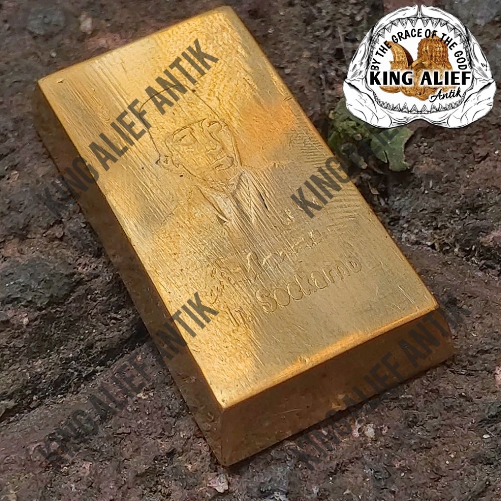Pajangan Batangan Soekarno LM 99 Bahan Kuningan Mix Bar 250 Gram Koleksi Istimewa