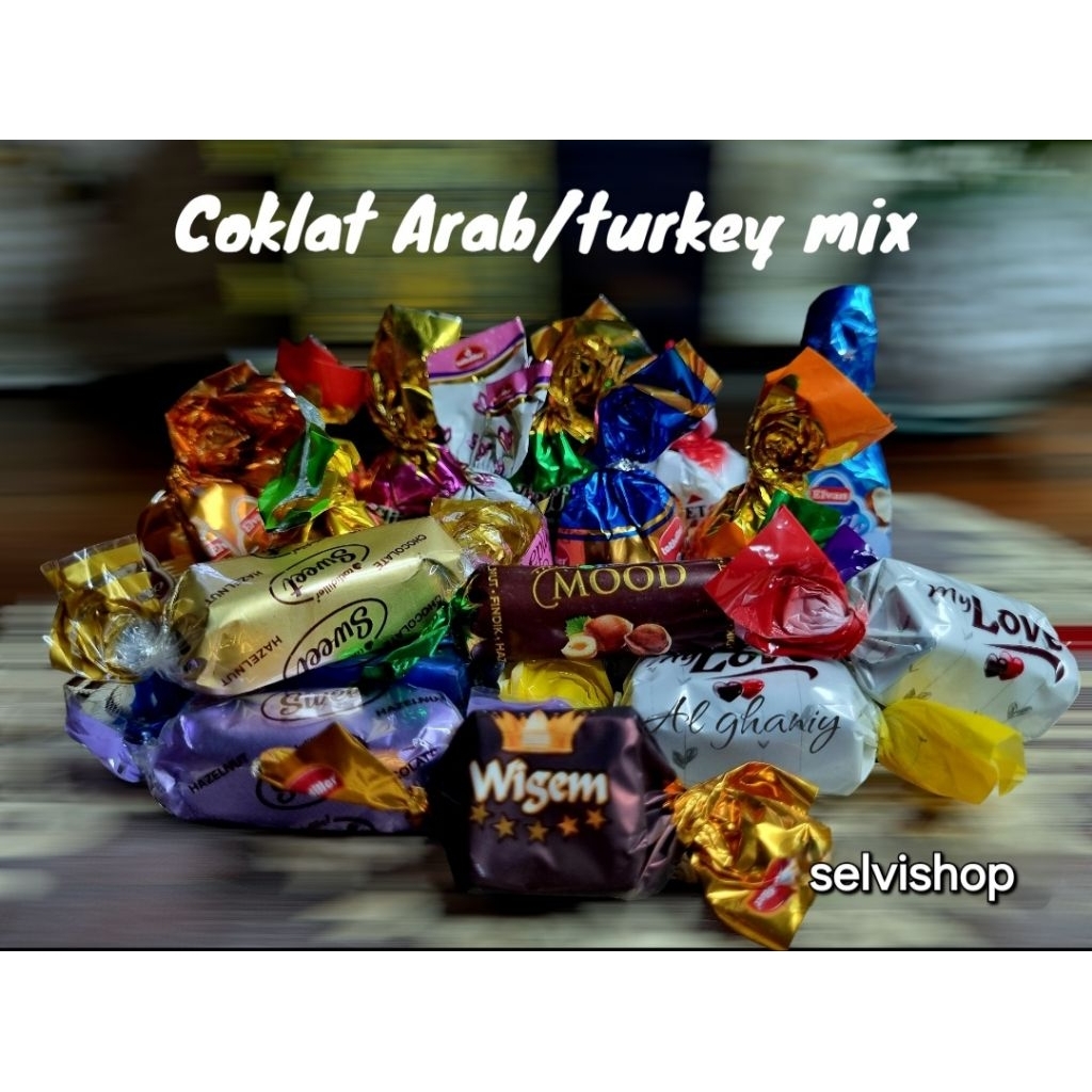 

Coklat Turki Mix Rasa 165g Coklat Arab Mix Turkey